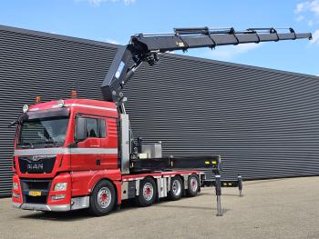 TGX 37.480 8x2-6 / HMF 85 t/m CRANE / KRAN